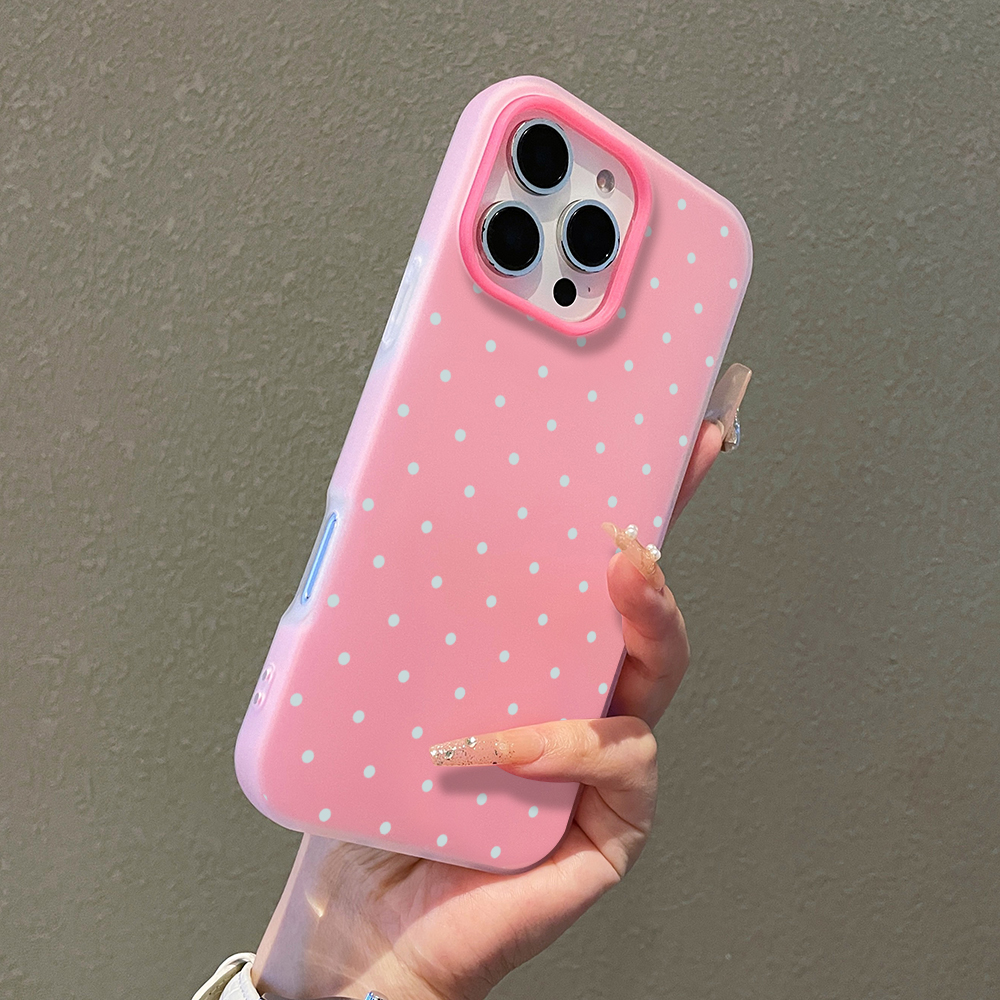 Phone Cases 13 - Adorable Light Blue Polka Dot Phone