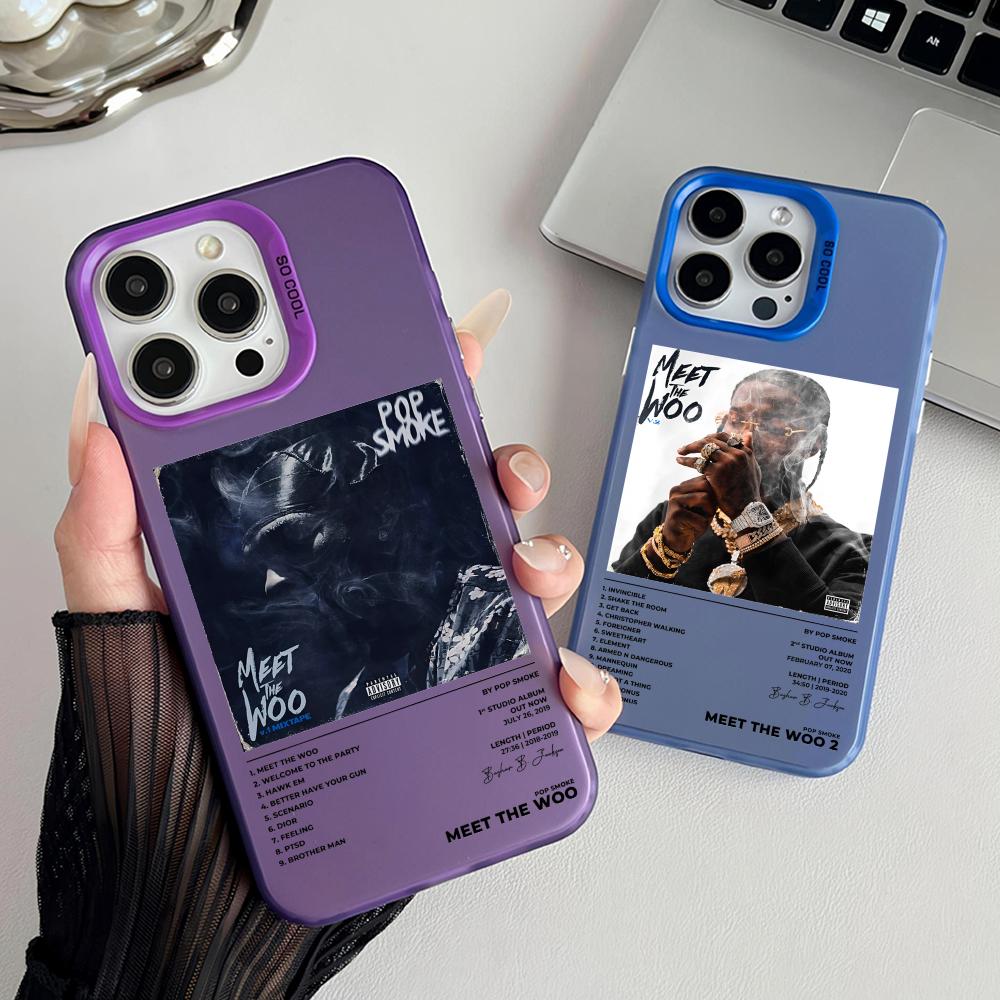 Phone Cases Iphone 16 Pro - Rapper P-Pop S-Smoke Phone Case Matte