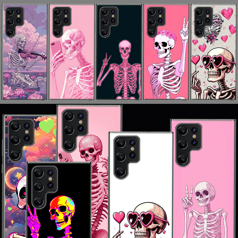 Phone Cases Shein - A Funny Skeleton Skull Capa Phone
