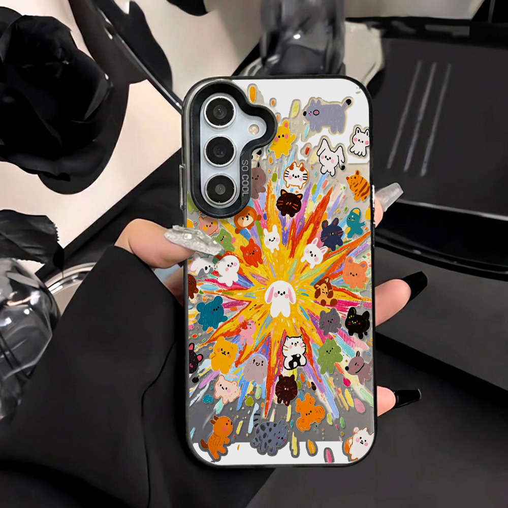Phone Cases For Samsung A14 - Hard IMD Animal Case For Samsung