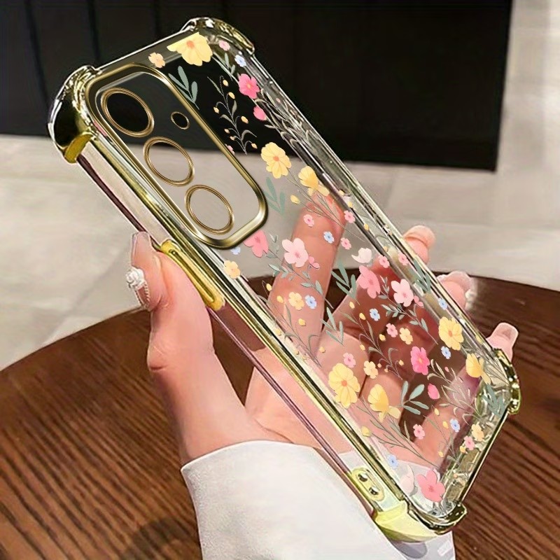 Phone Cases Samsung S23 - Plating Bumper Anti Fall Phone Case