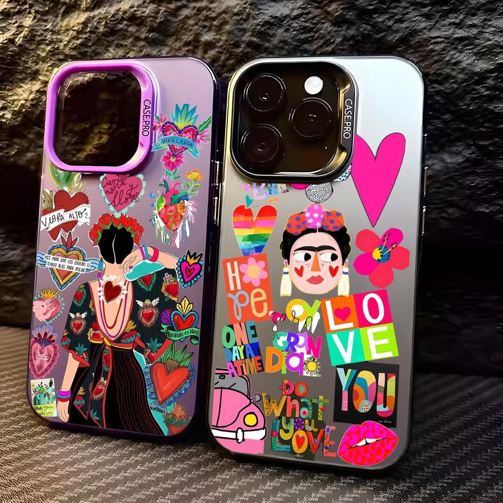 Phone Cases Iphone 16 Pro - F-frida Kahlo Design Phone Case For