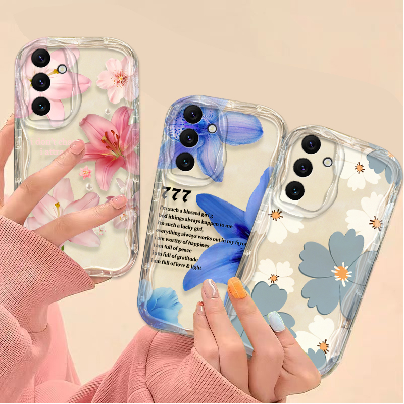 Beautiful Pink Lily Pattern Ph – Phone Cases For Samsung A14 recenzja i cena