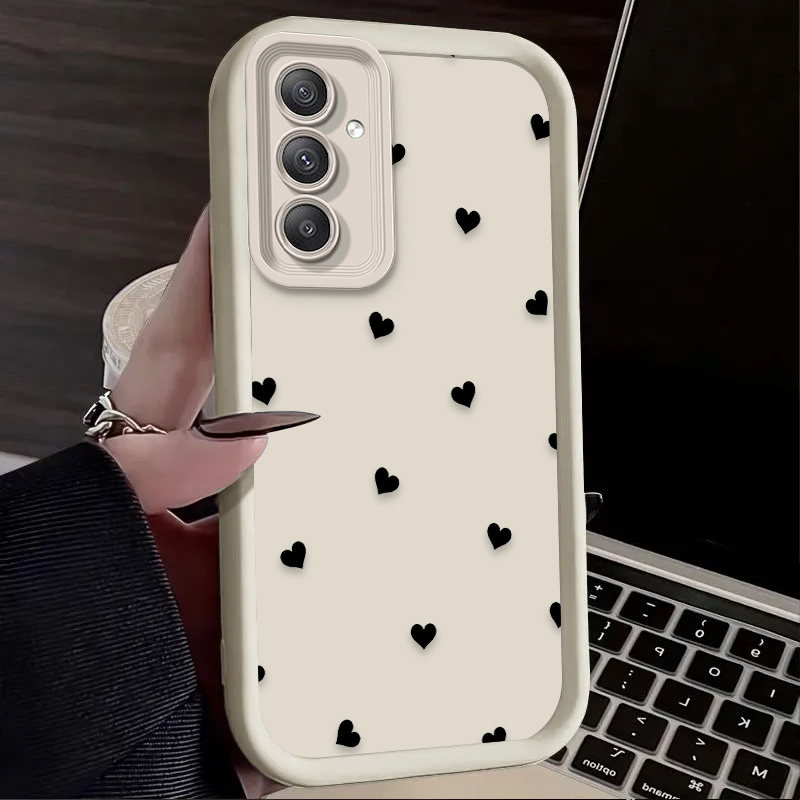 Black Love Heart Bowknot Case  – Phone Cases For Samsung A14 recenzja i cena