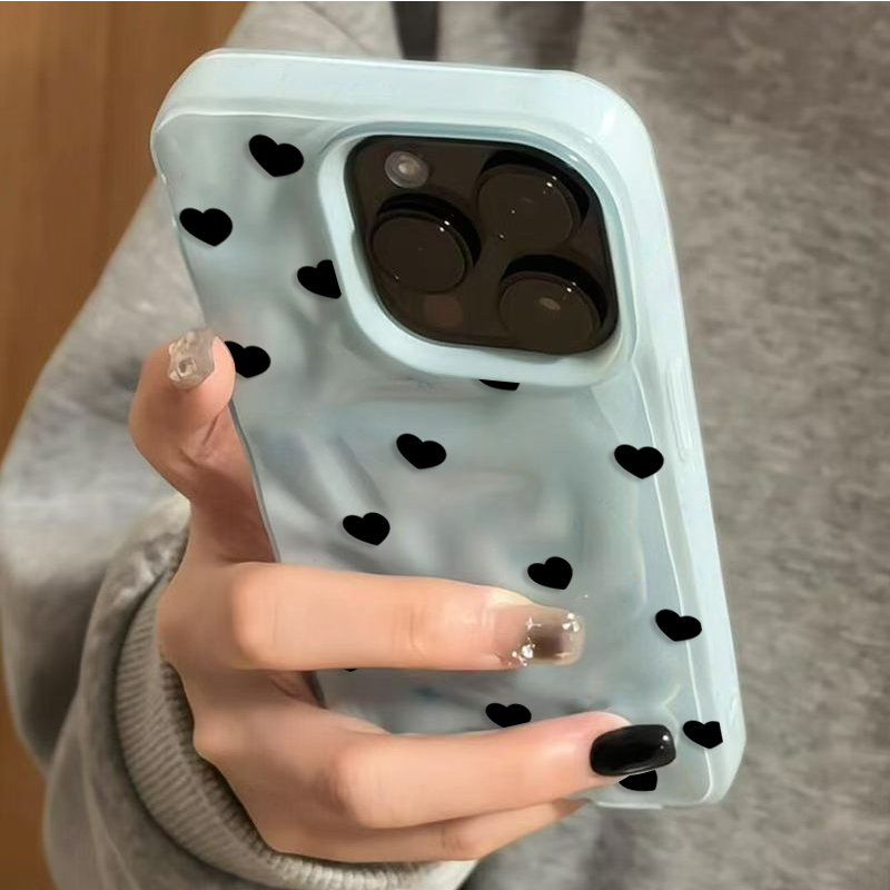 Aesthetic Cute Black Heart Sho – Phone Cases Cute Iphone 13 recenzja i cena