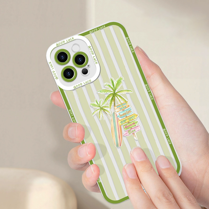 Summer Palm Coconut Tree Strip – Phone Cases For Samsung A14 recenzja i cena