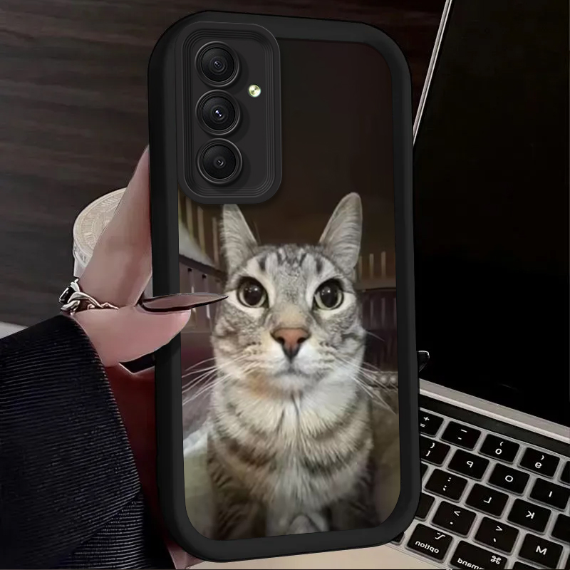 Trendy Cat Smoking Phone Case  – Phone Cases For Samsung A14 recenzja i cena