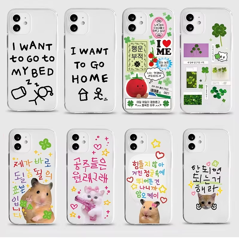 Korean Ins Cute Four Leaf Clov – Phone Cases Cute Iphone 13 recenzja i cena