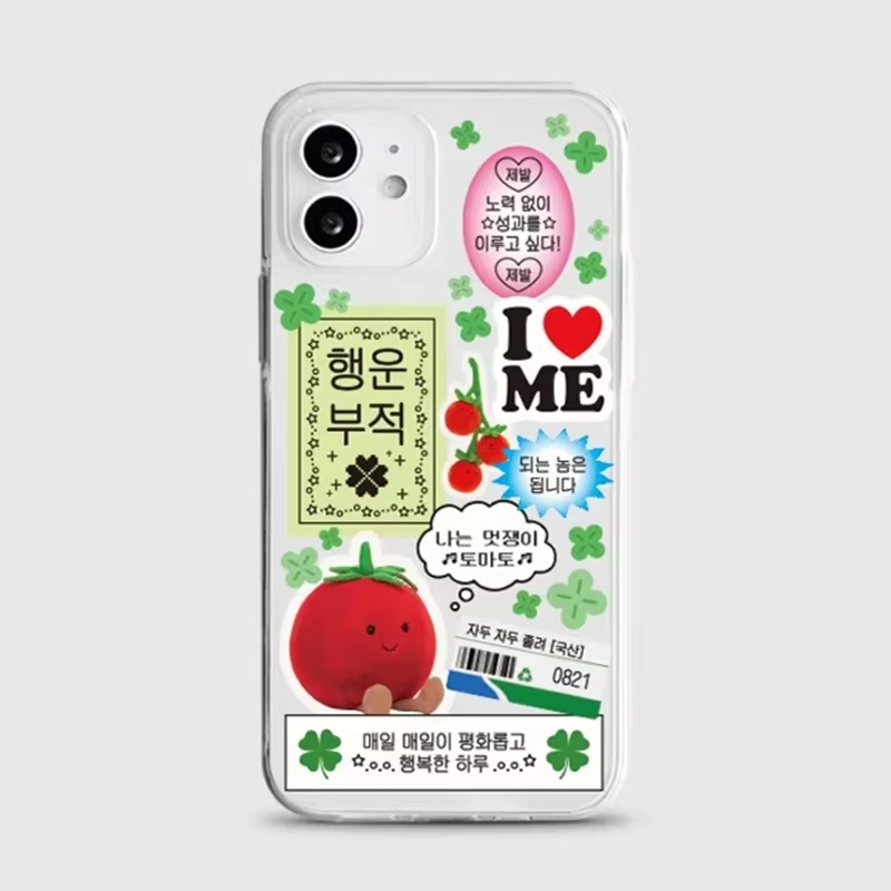 Korean Ins Cute Four Leaf Clov – Phone Cases Cute Iphone 13 recenzja i cena