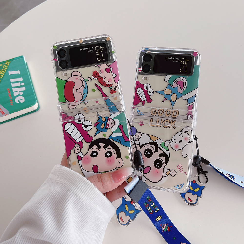 Cute Japan Anime Crayon Shin-c – Phone Cases Z Flip 7 recenzja i cena