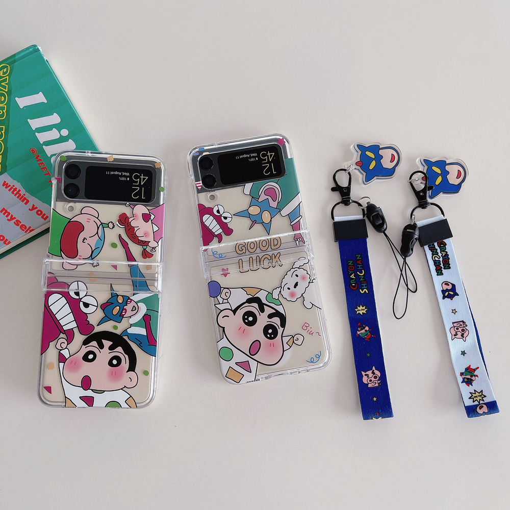 Cute Japan Anime Crayon Shin-c – Phone Cases Z Flip 7 recenzja i cena