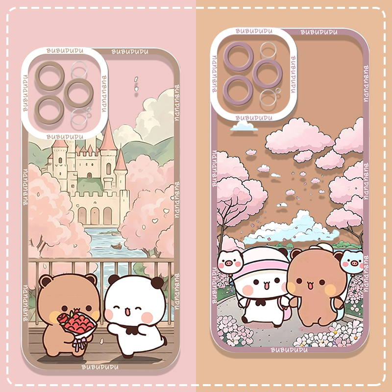 Cute BUBU DUDU Couple Clear Ph – Phone Cases For Samsung A14 recenzja i cena