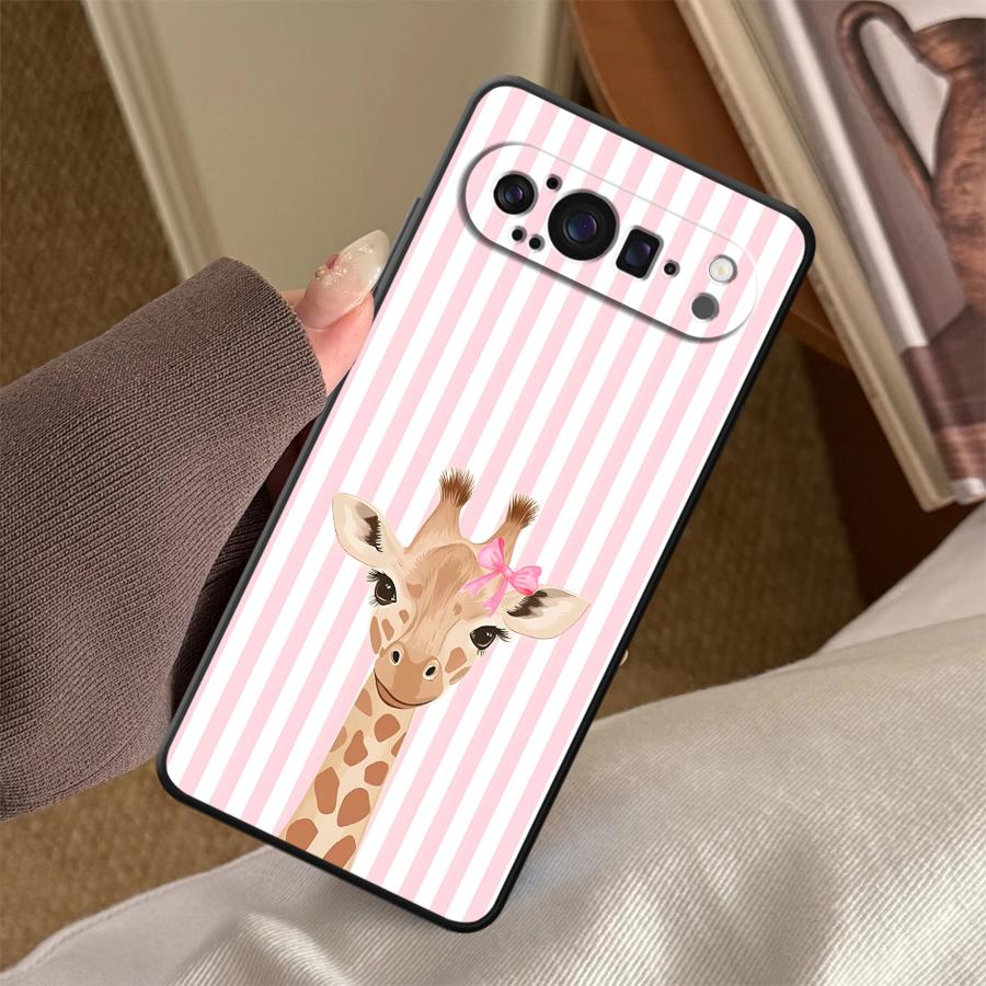 Cartoon Giraffe Funda Phone Co – Phone Cases Pixel 10 Pro recenzja i cena