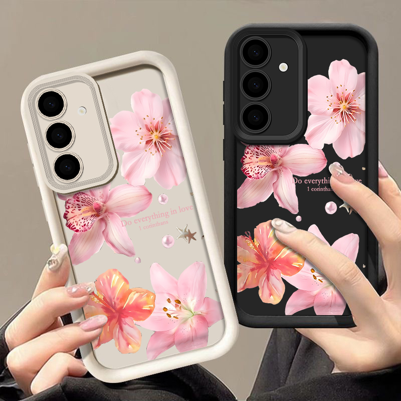 Pink Flowers Phone Case For Sa – Phone Cases Pink recenzja i cena