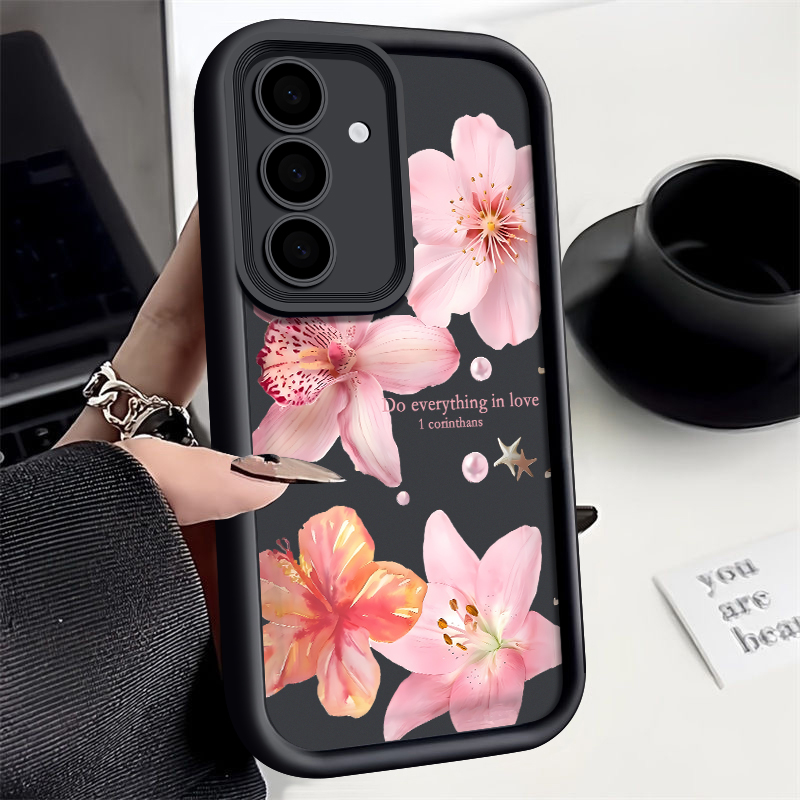 Pink Flowers Phone Case For Sa – Phone Cases Pink recenzja i cena