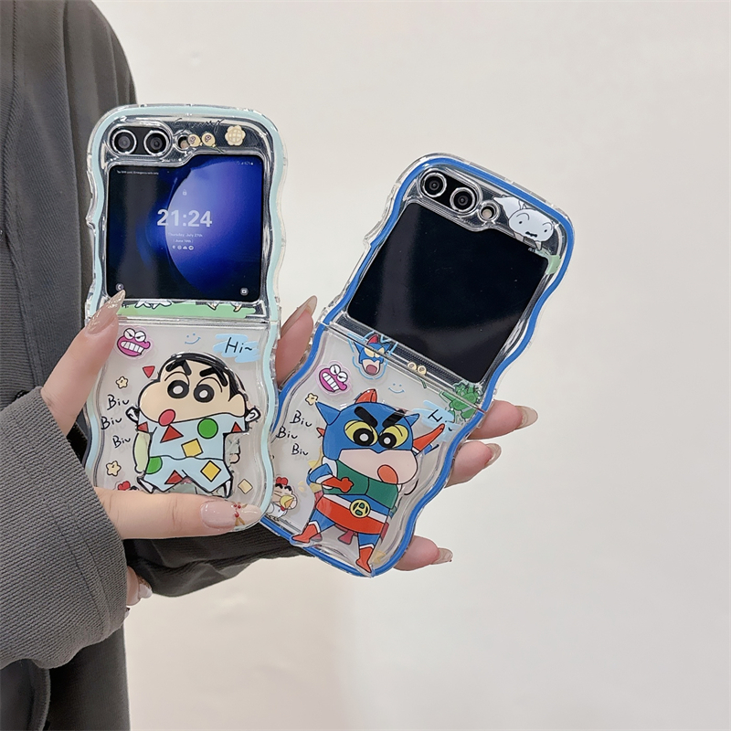 Cute Cartoon Japan Anime Crayo – Phone Cases Z Flip 7 recenzja i cena
