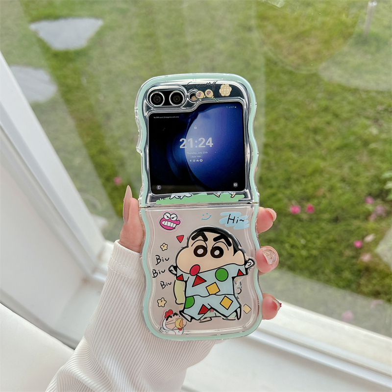 Cute Cartoon Japan Anime Crayo – Phone Cases Z Flip 7 recenzja i cena