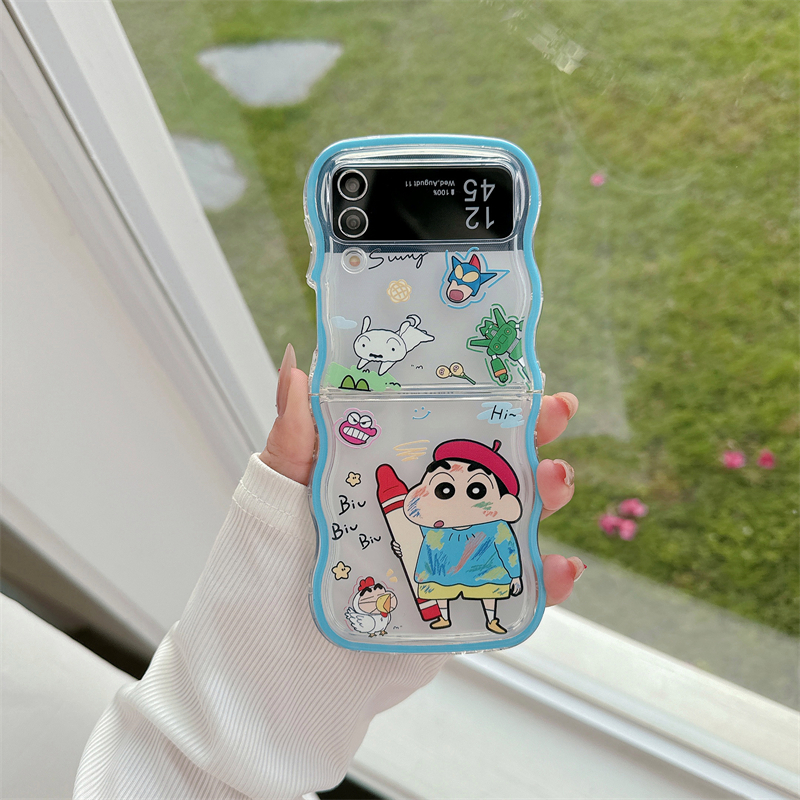 Cute Cartoon Japan Anime Crayo – Phone Cases Z Flip 7 recenzja i cena
