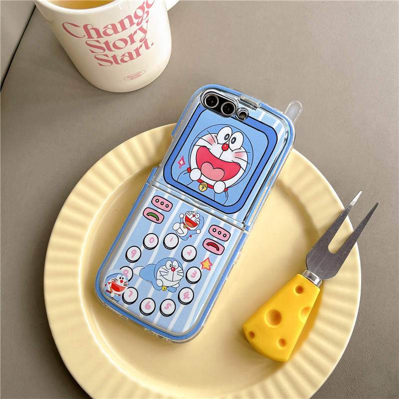 Cute Cartoon Japan Anime Dorae – Phone Cases Z Flip 7 recenzja i cena