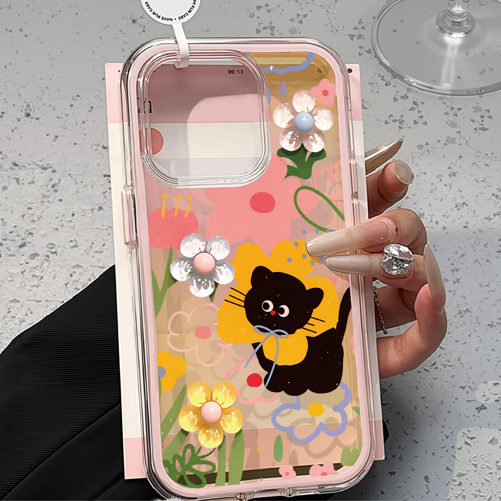 Clear Cute Cat Case For iPhone – Phone Cases Cute Iphone 13 recenzja i cena