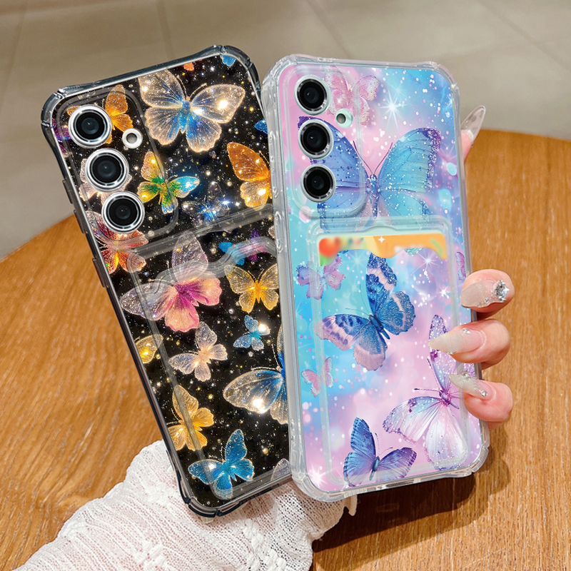 Dream Butterfly Pattern Clear  – Phone Cases With Wallet recenzja i cena