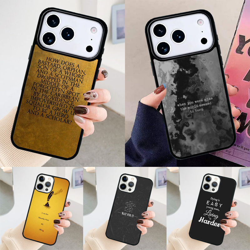 Hamilton Musical Lyrics Phone  – Phone Cases Hamilton recenzja i cena