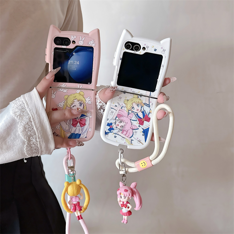 Cute Cartoon Japan Anime Sailo – Phone Cases Z Flip 7 recenzja i cena