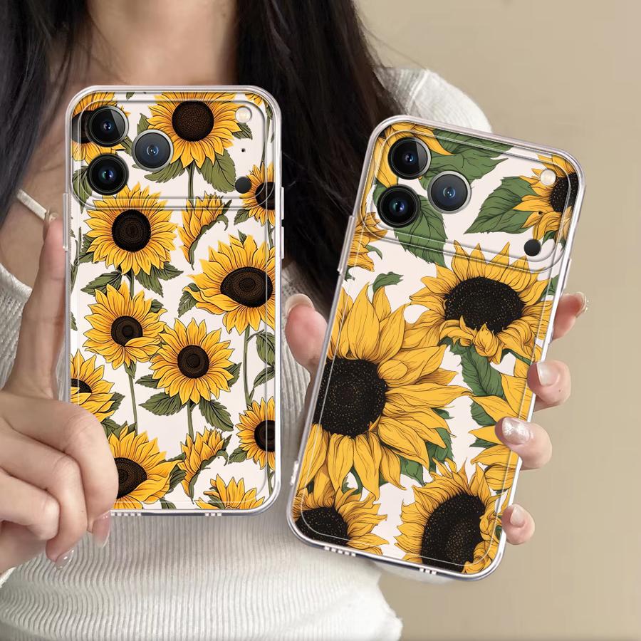 Cute Sunflower Pattern Case fo – Phone Cases Cute Iphone 13 recenzja i cena