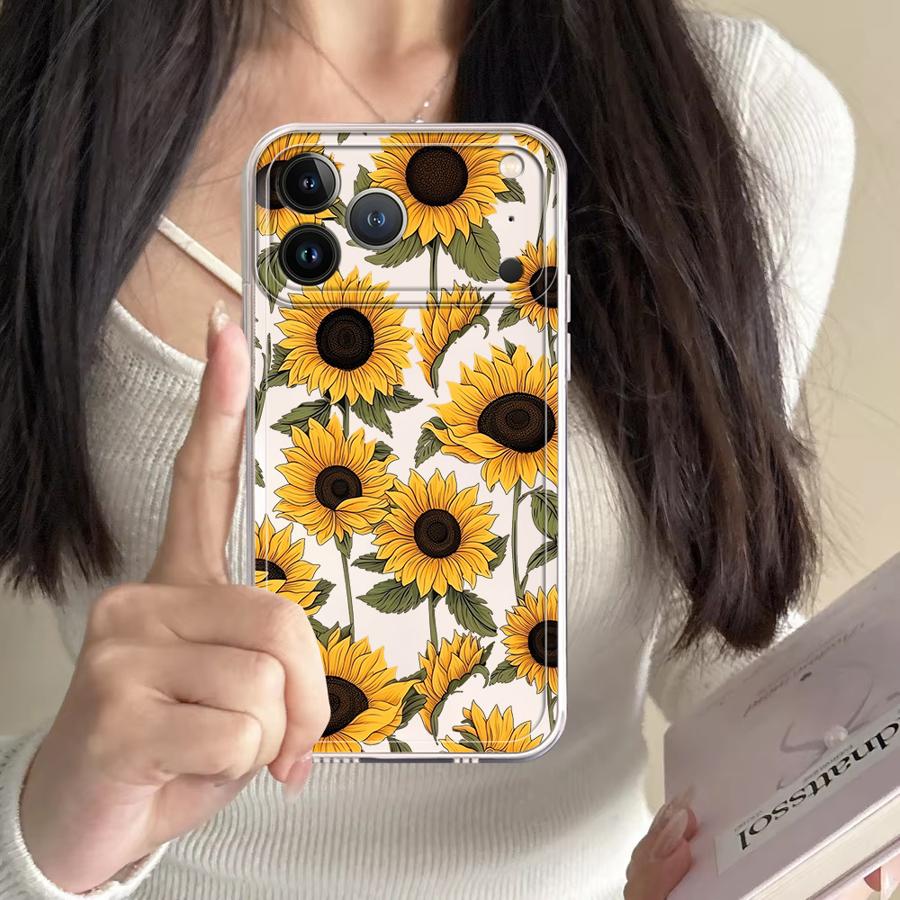 Cute Sunflower Pattern Case fo – Phone Cases Cute Iphone 13 recenzja i cena