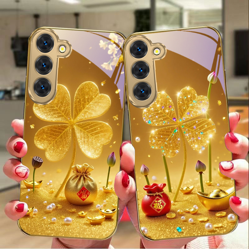 A huge golden clover For Samsu – Phone Cases Samsung S23 recenzja i cena