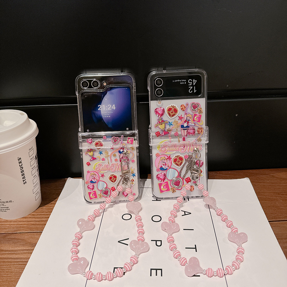 Cute Cartoon Japan Anime Sailo – Phone Cases Z Flip 7 recenzja i cena