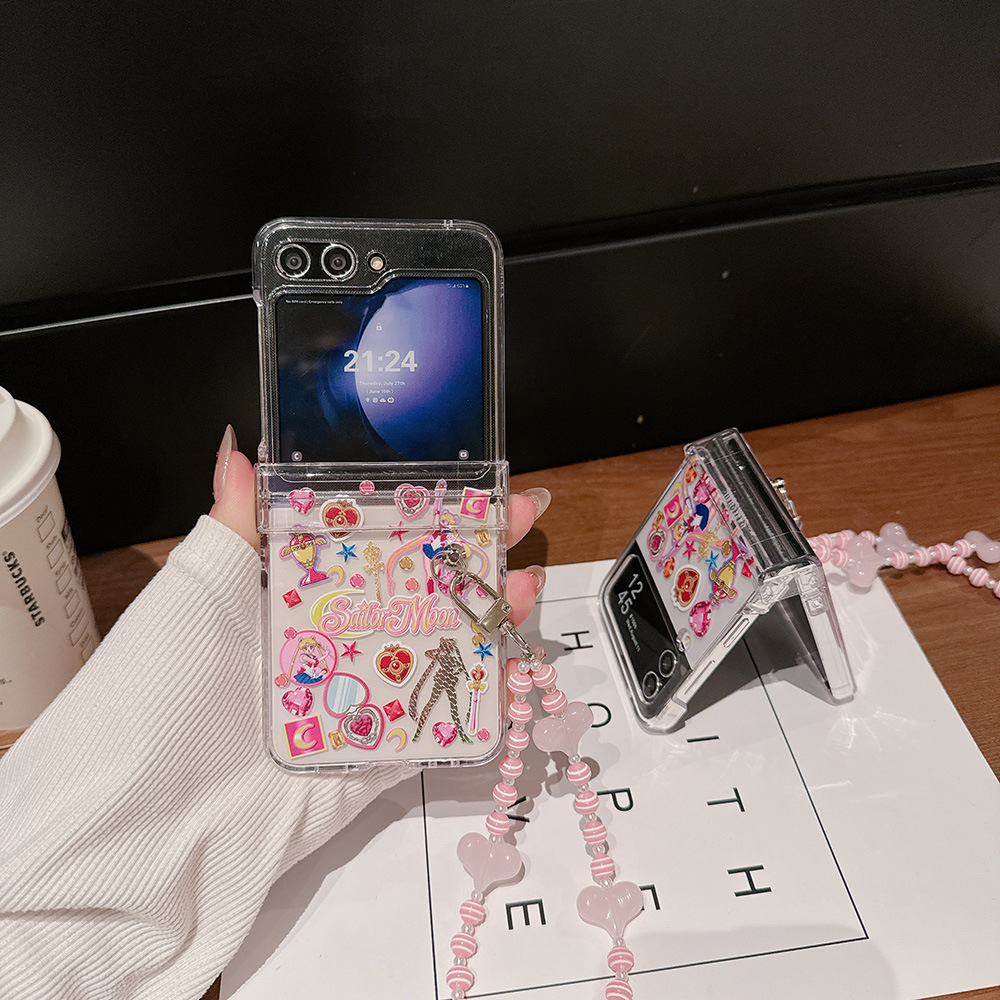 Cute Cartoon Japan Anime Sailo – Phone Cases Z Flip 7 recenzja i cena
