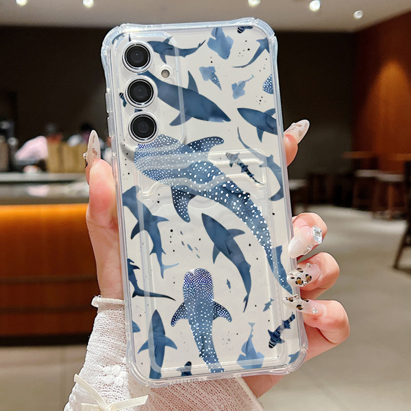 Ocean Shark Whale Phone Case F – Phone Cases With Wallet recenzja i cena