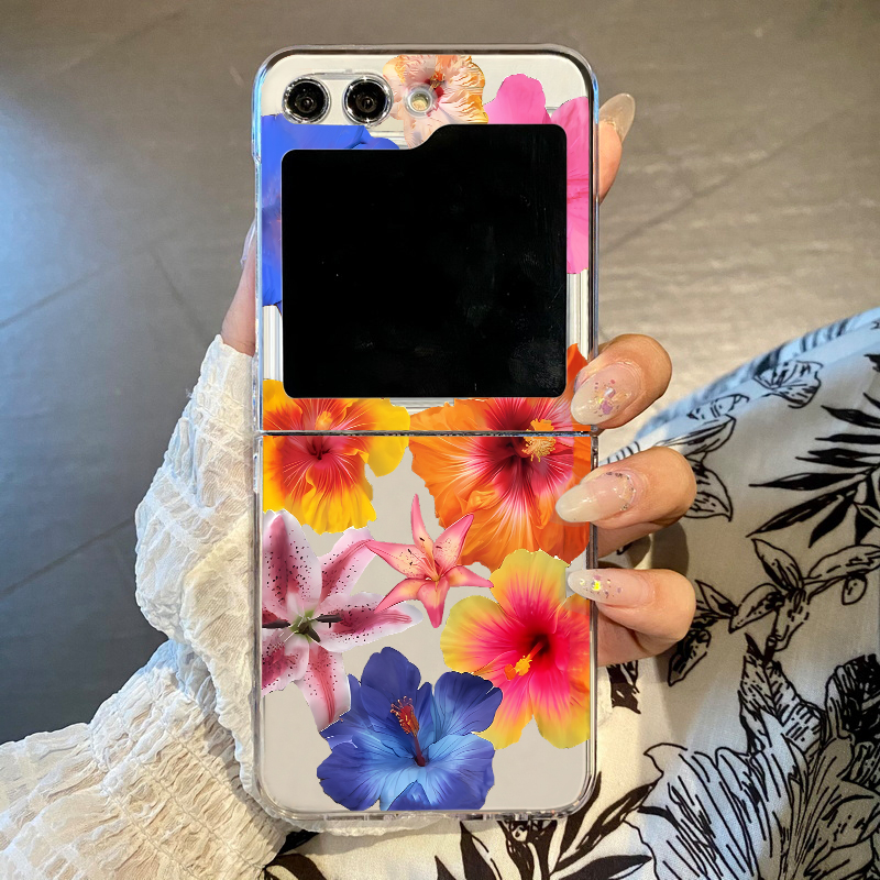 Realistic Floral Print Phone C – Phone Cases Z Flip 7 recenzja i cena