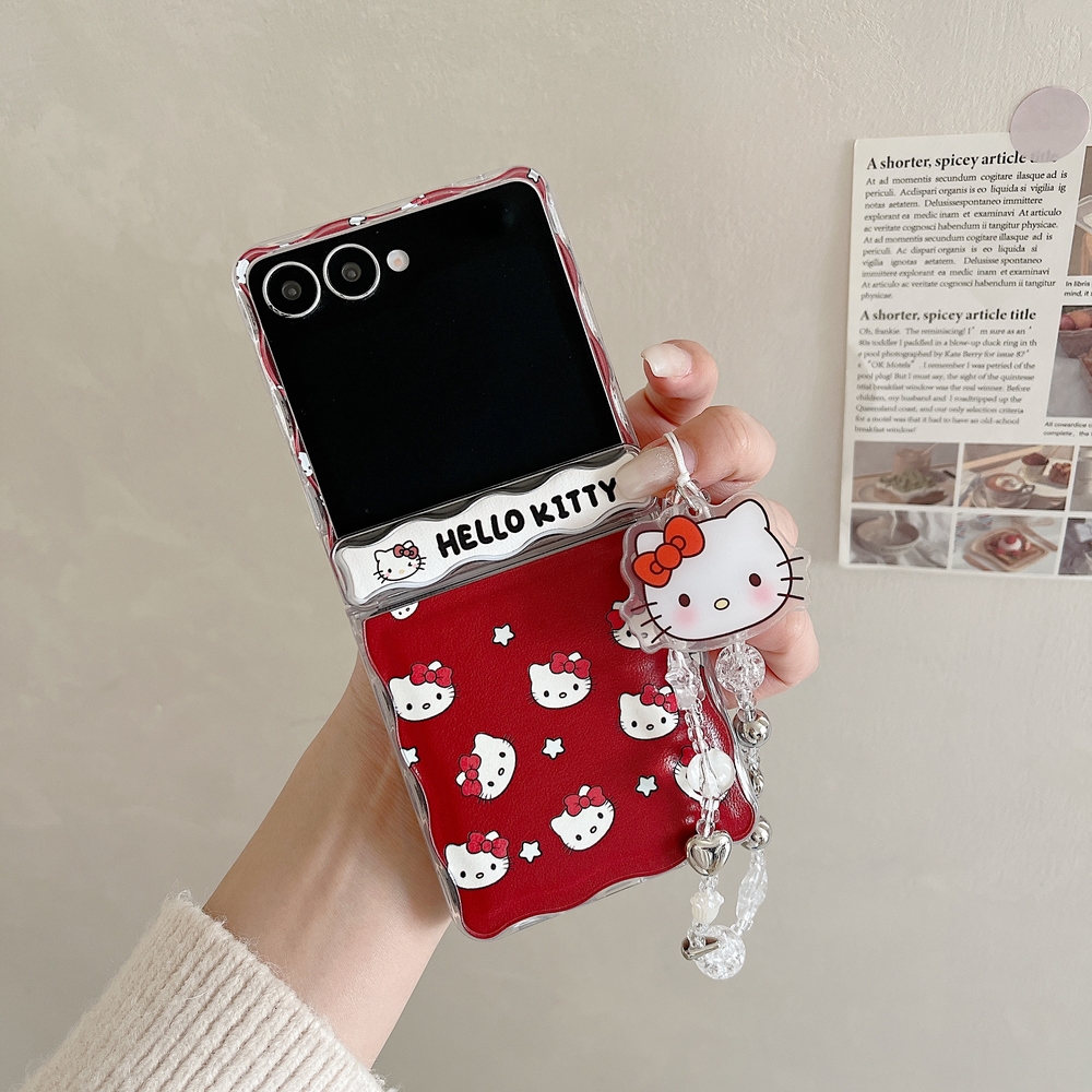 Cute Cartoon Sanrio Hello Kitt – Phone Cases Z Flip 7 recenzja i cena