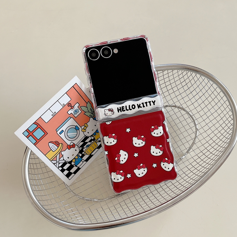 Cute Cartoon Sanrio Hello Kitt – Phone Cases Z Flip 7 recenzja i cena