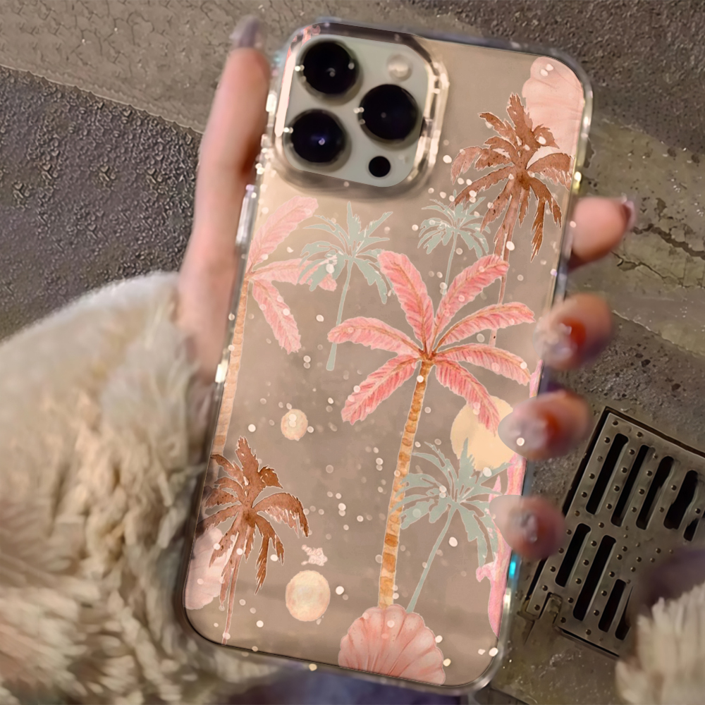 Beach coconut trees Clear Glit – Phone Cases Iphone 16 Pro recenzja i cena