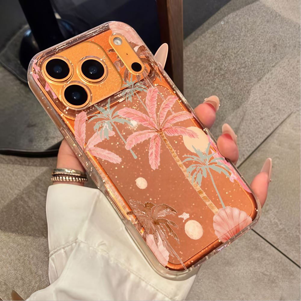 Beach coconut trees Clear Glit – Phone Cases Iphone 16 Pro recenzja i cena