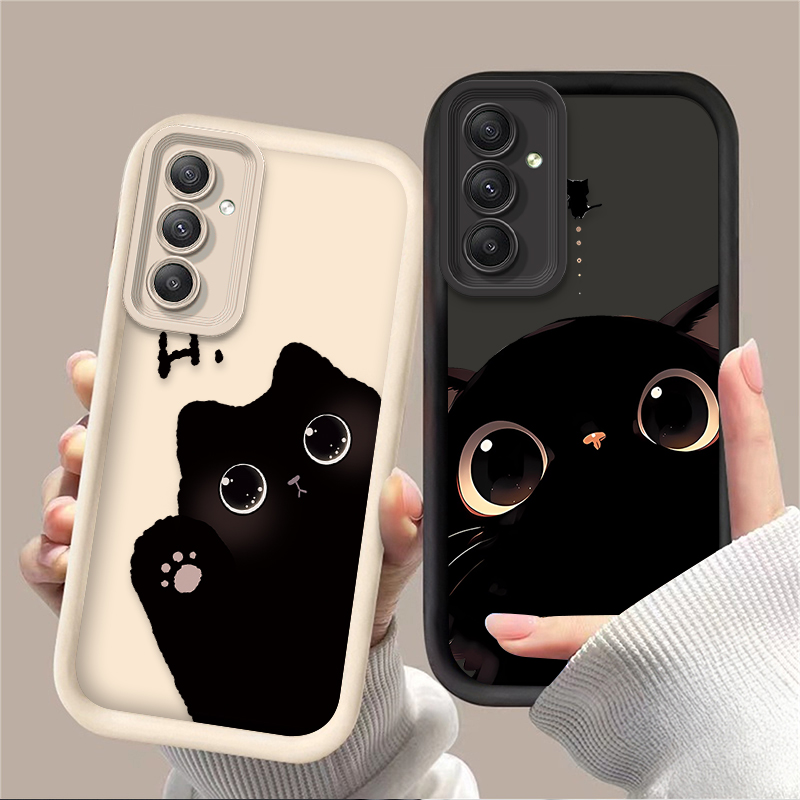 Lovely Big Eyed Cat Phone Case – Phone Cases For Samsung A14 recenzja i cena