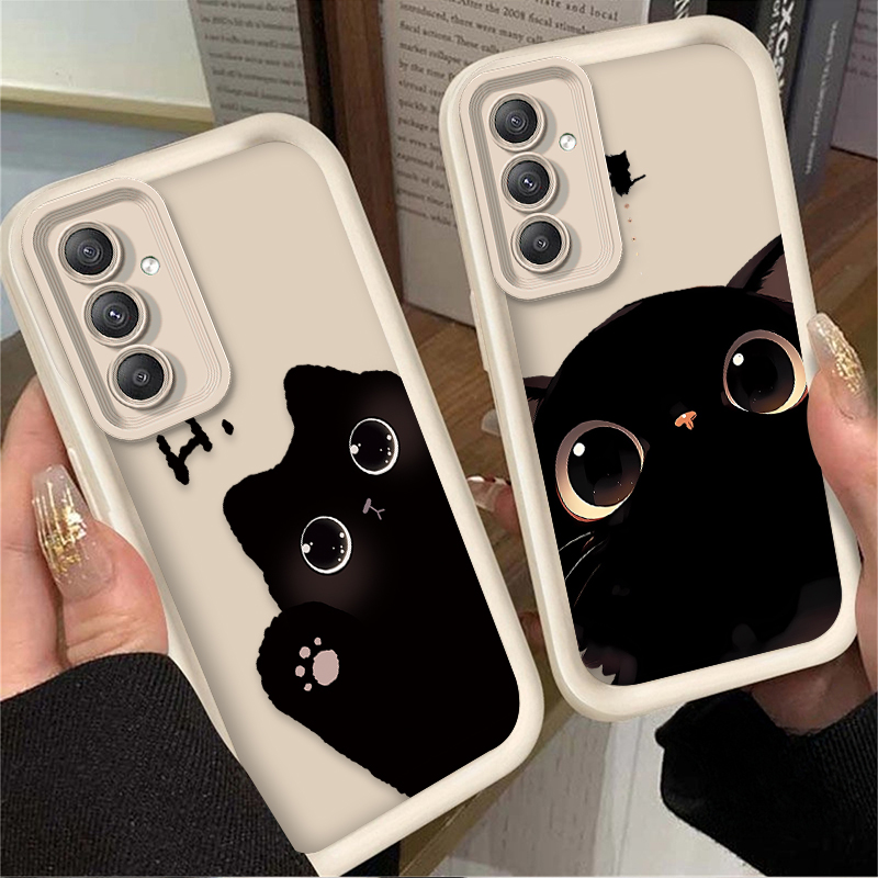 Lovely Big Eyed Cat Phone Case – Phone Cases For Samsung A14 recenzja i cena