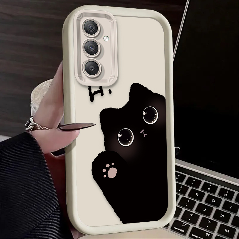 Lovely Big Eyed Cat Phone Case – Phone Cases For Samsung A14 recenzja i cena