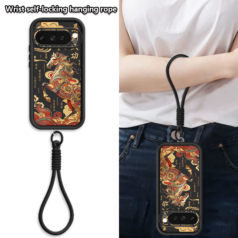 Cute Foal Print Wrist Strap La – Phone Cases Pixel 10 Pro recenzja i cena