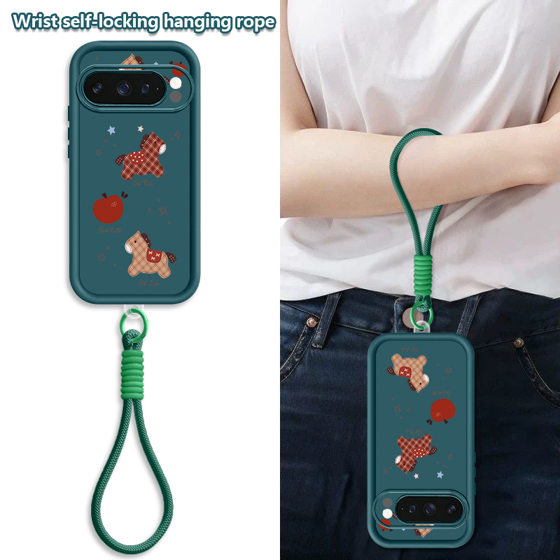 Cute Foal Print Wrist Strap La – Phone Cases Pixel 10 Pro recenzja i cena