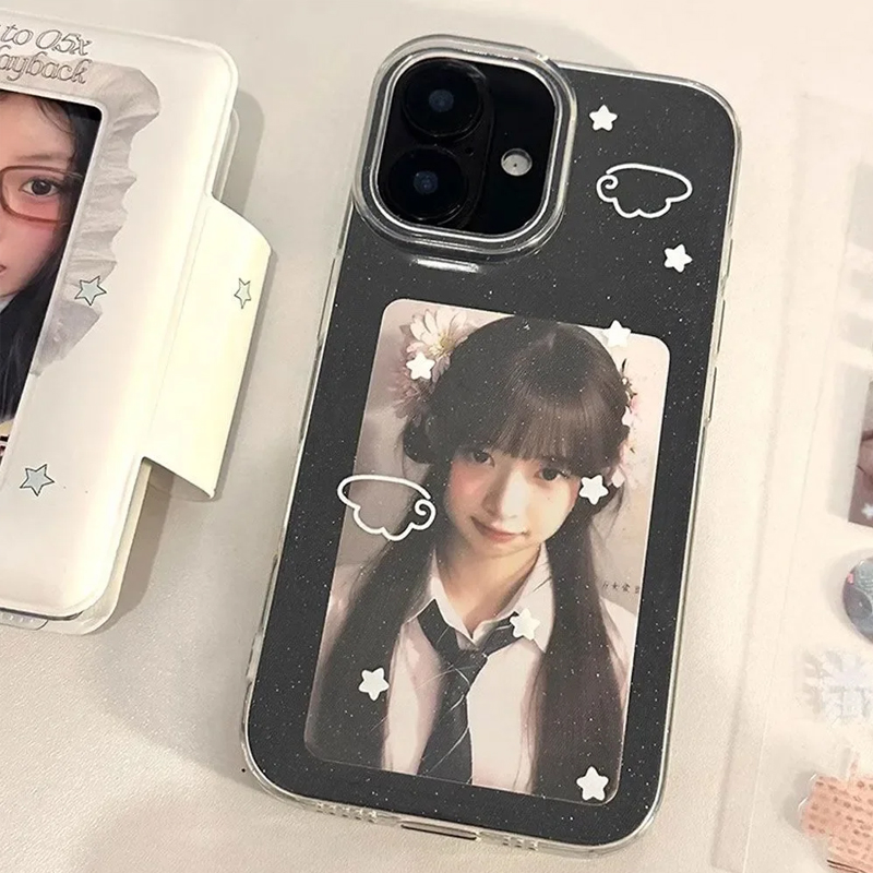 Korean INS Cute White Star Win – Phone Cases Cute Iphone 13 recenzja i cena