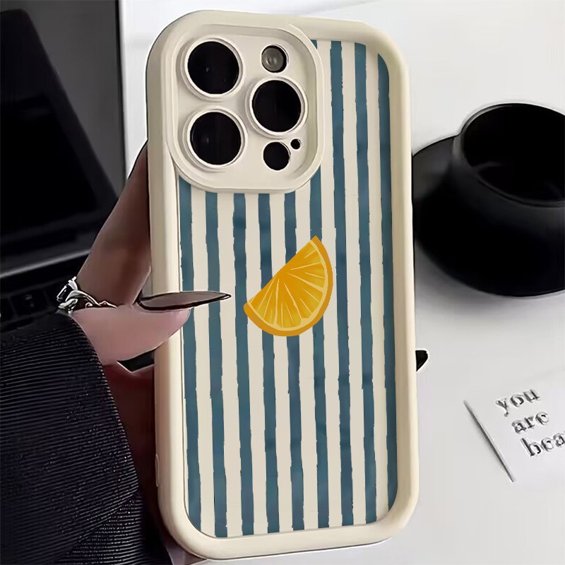 Striped Lemon Slice Pattern Ph – Phone Cases Iphone 16 Pro recenzja i cena