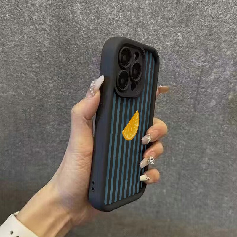 Striped Lemon Slice Pattern Ph – Phone Cases Iphone 16 Pro recenzja i cena