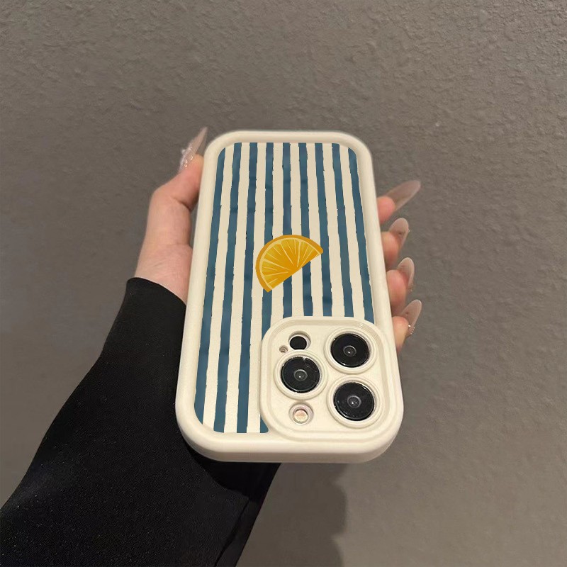 Striped Lemon Slice Pattern Ph – Phone Cases Iphone 16 Pro recenzja i cena