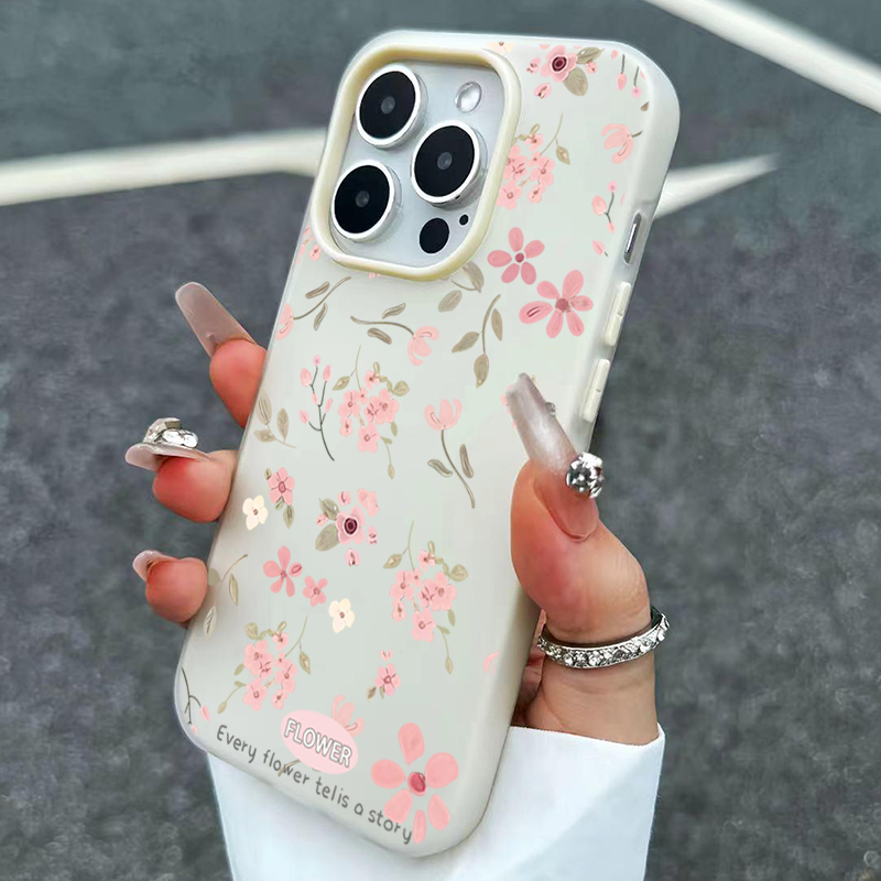Cute Sweet Pink Floral Candy C – Phone Cases Pink recenzja i cena