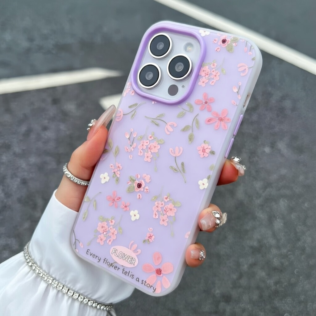 Cute Sweet Pink Floral Candy C – Phone Cases Pink recenzja i cena
