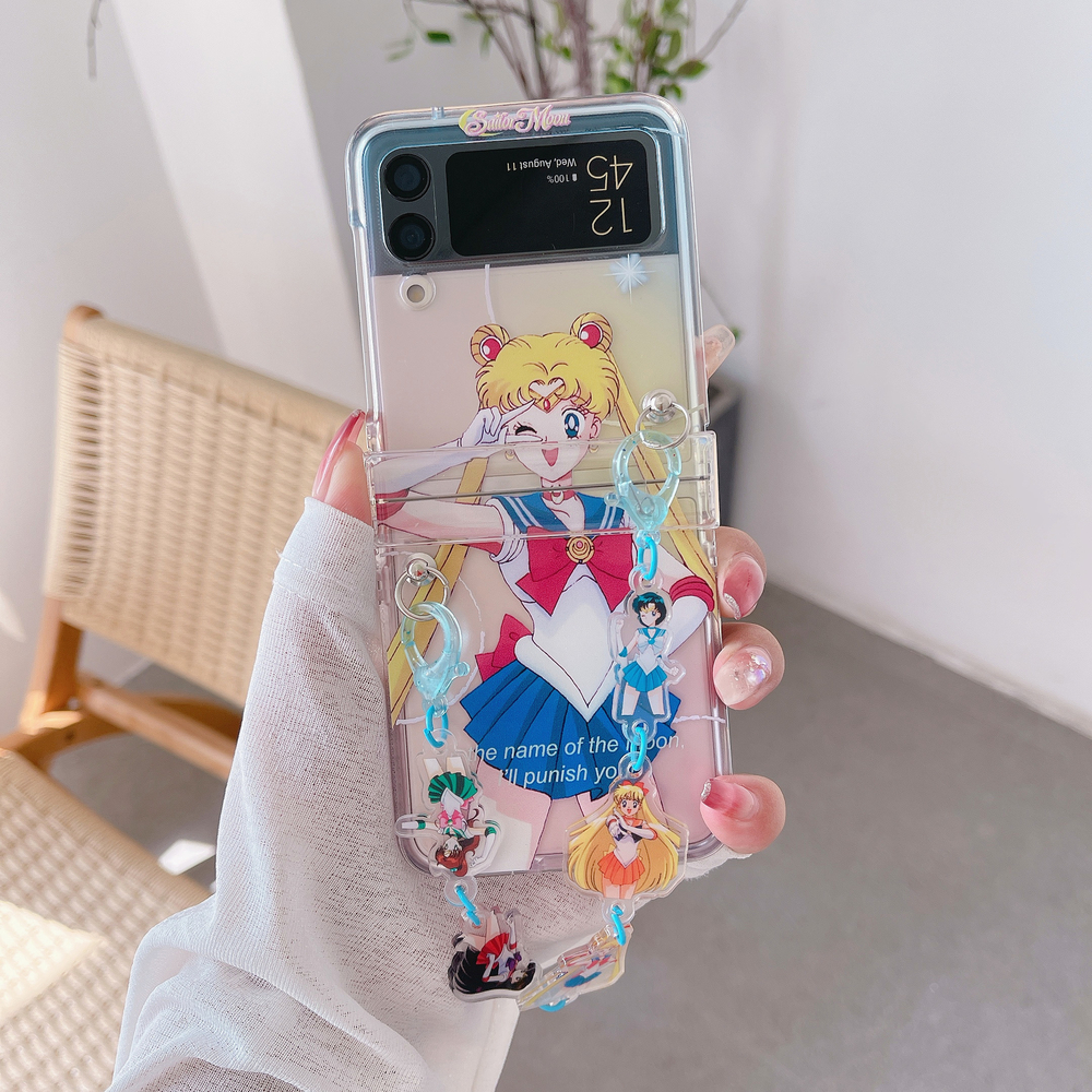 Cute Cartoon Japan Anime Sailo – Phone Cases Z Flip 7 recenzja i cena